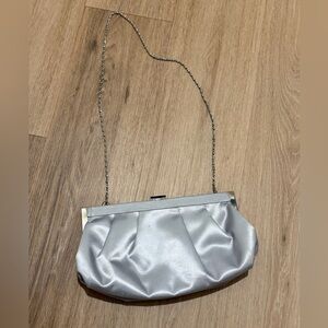 Worthington Elegant Silver Clutch Bag